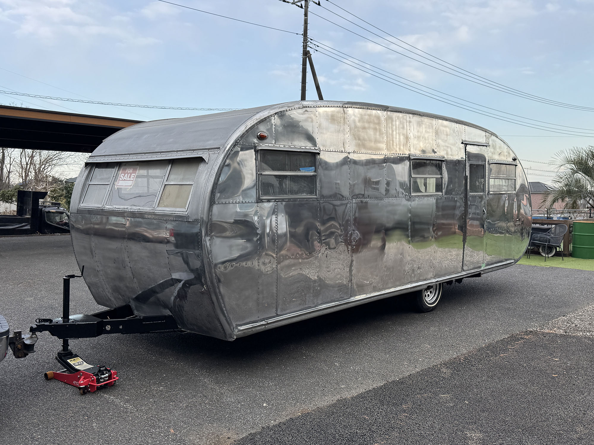 株式会社ガレージランド ヴィンテージトレーラー エアストリーム スパルタン ボールズエアロ シャスタ 販売 輸入 牽引 磨き 鏡面 アルミ ヴィンテージトレーラー仕上げ エアーストリーム