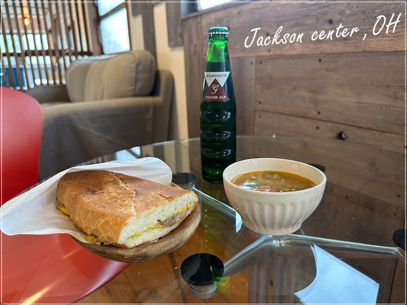 株式会社ガレージランド ジャクソンセンター オハイオ キューバサンド グリルドチーズ ガンボスープ 